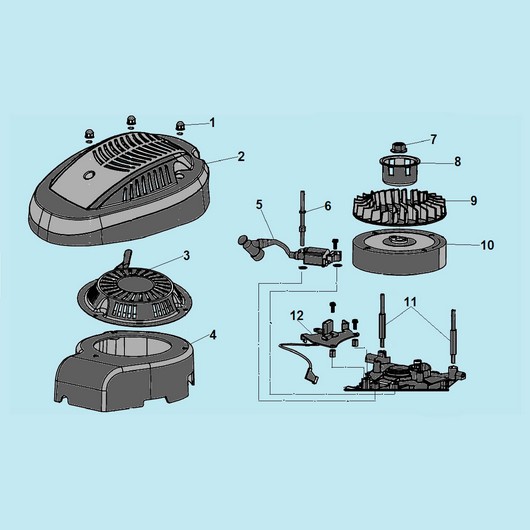 Стартер и маховик Champion LM4627 до 2019г.
